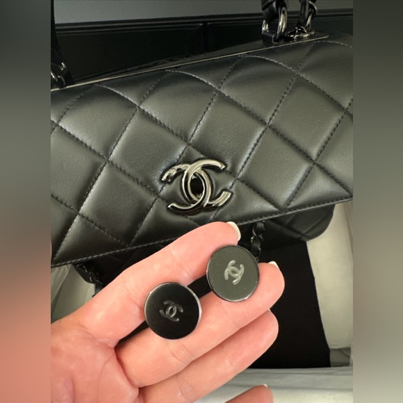 NWT Chanel Trendy CC Small Flap Bag- So Black - Picture 6 of 10